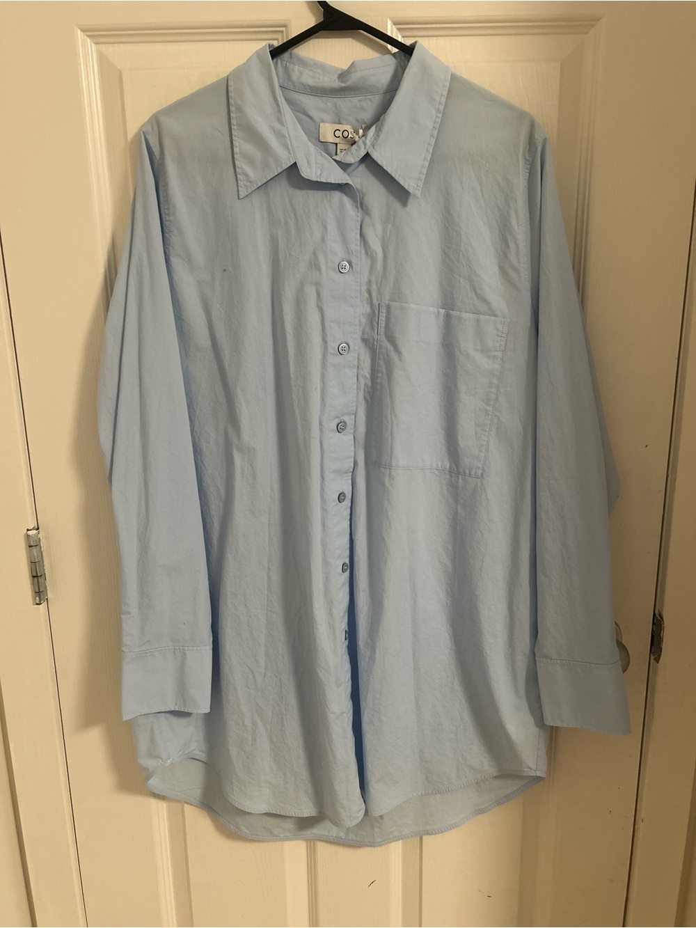 COS Light Blue Button-Down Shirt